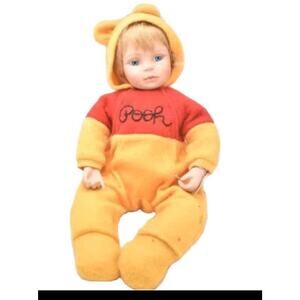 Vintage Ashton Drake Porcelain Doll Winnie the Pooh "You Need a Hug" Retired